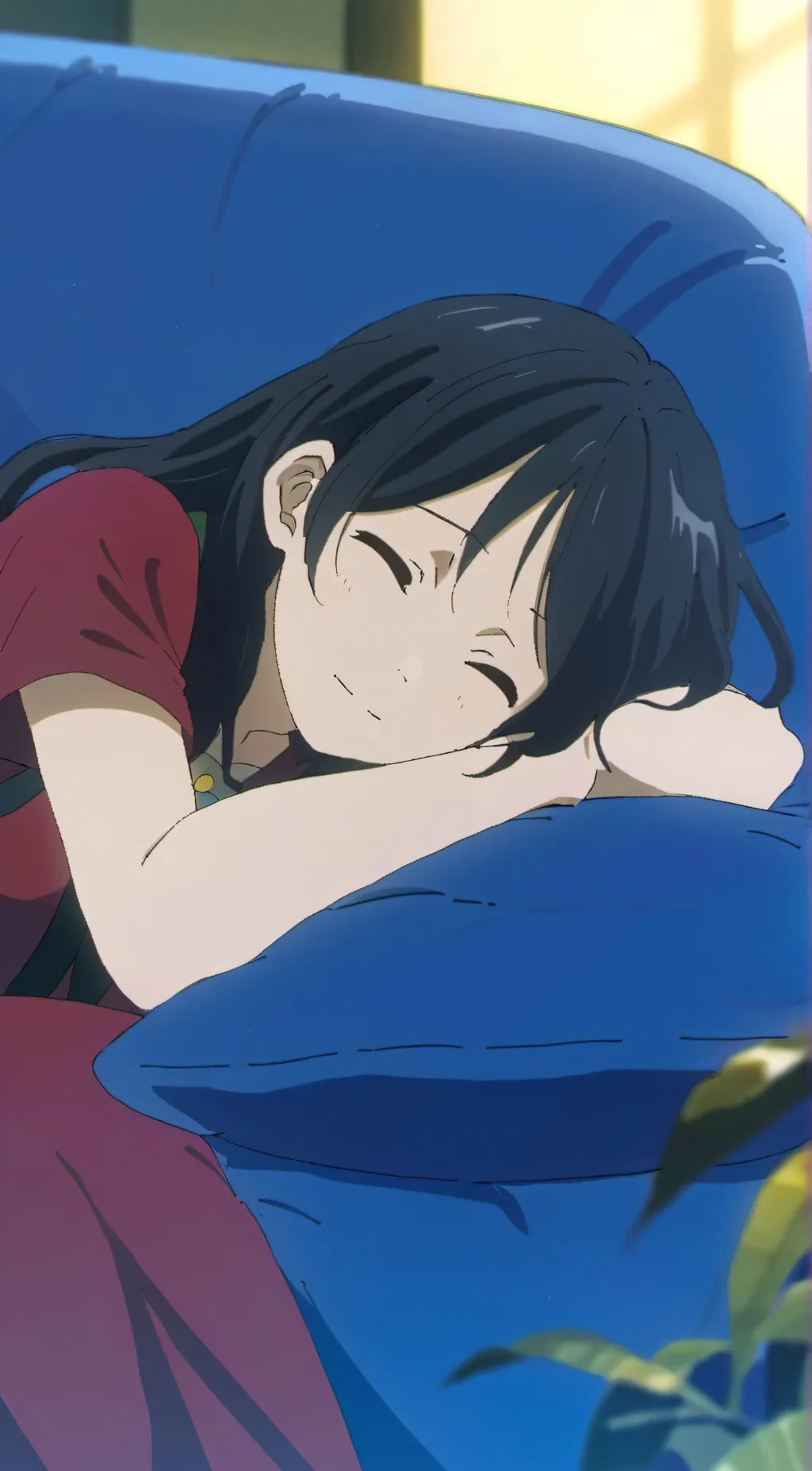 ai character: Lea  background