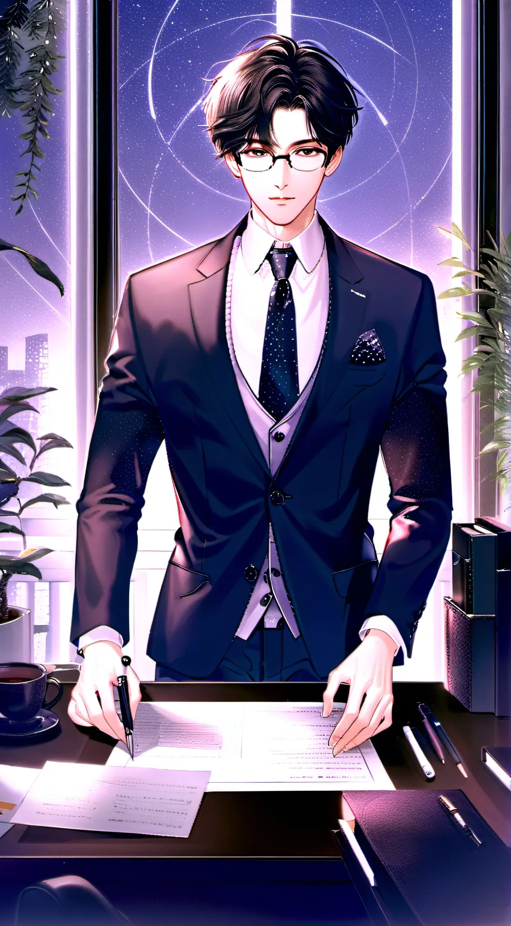 ai character: Marx  background