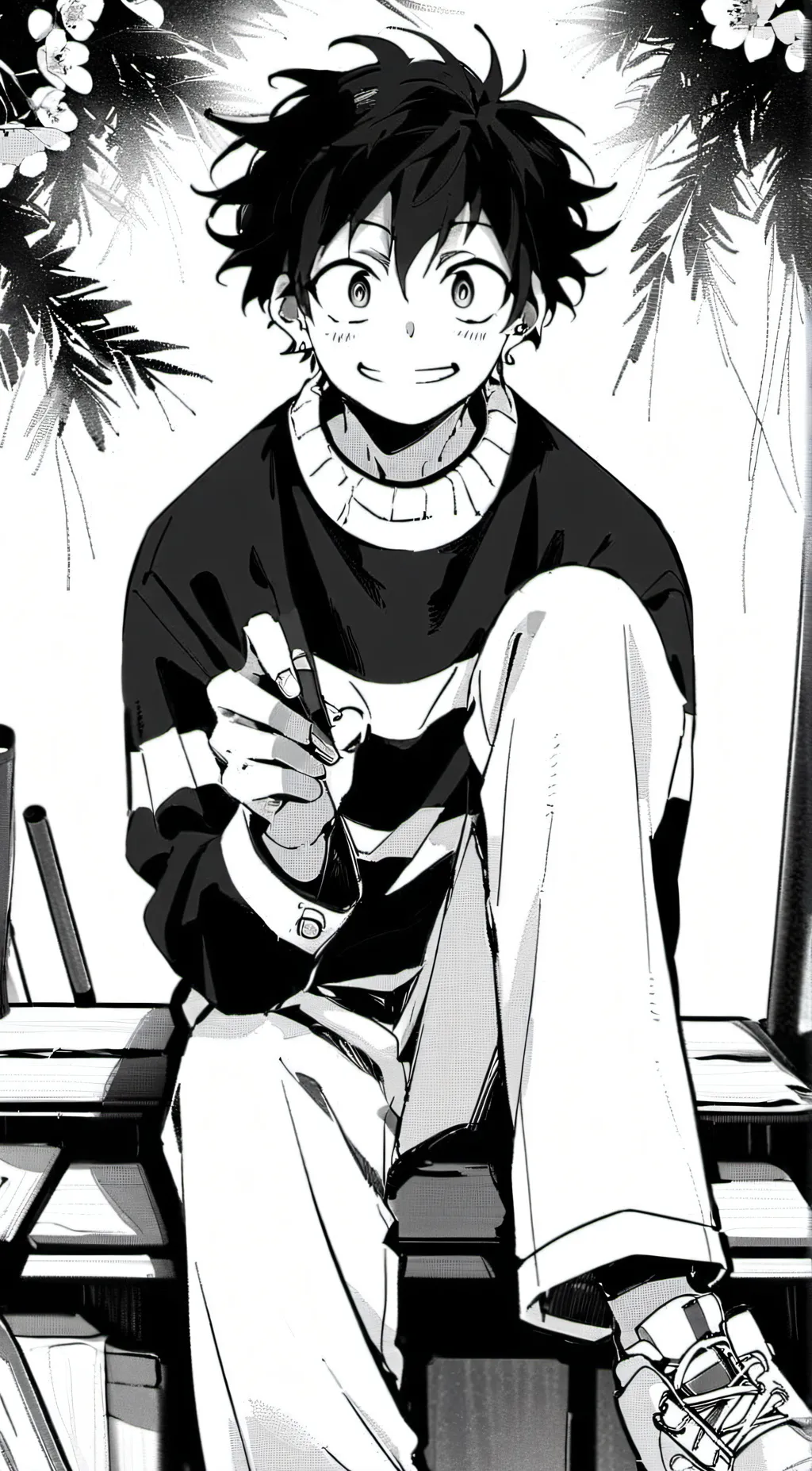 ai character: Izuku Midoriya🧬 background