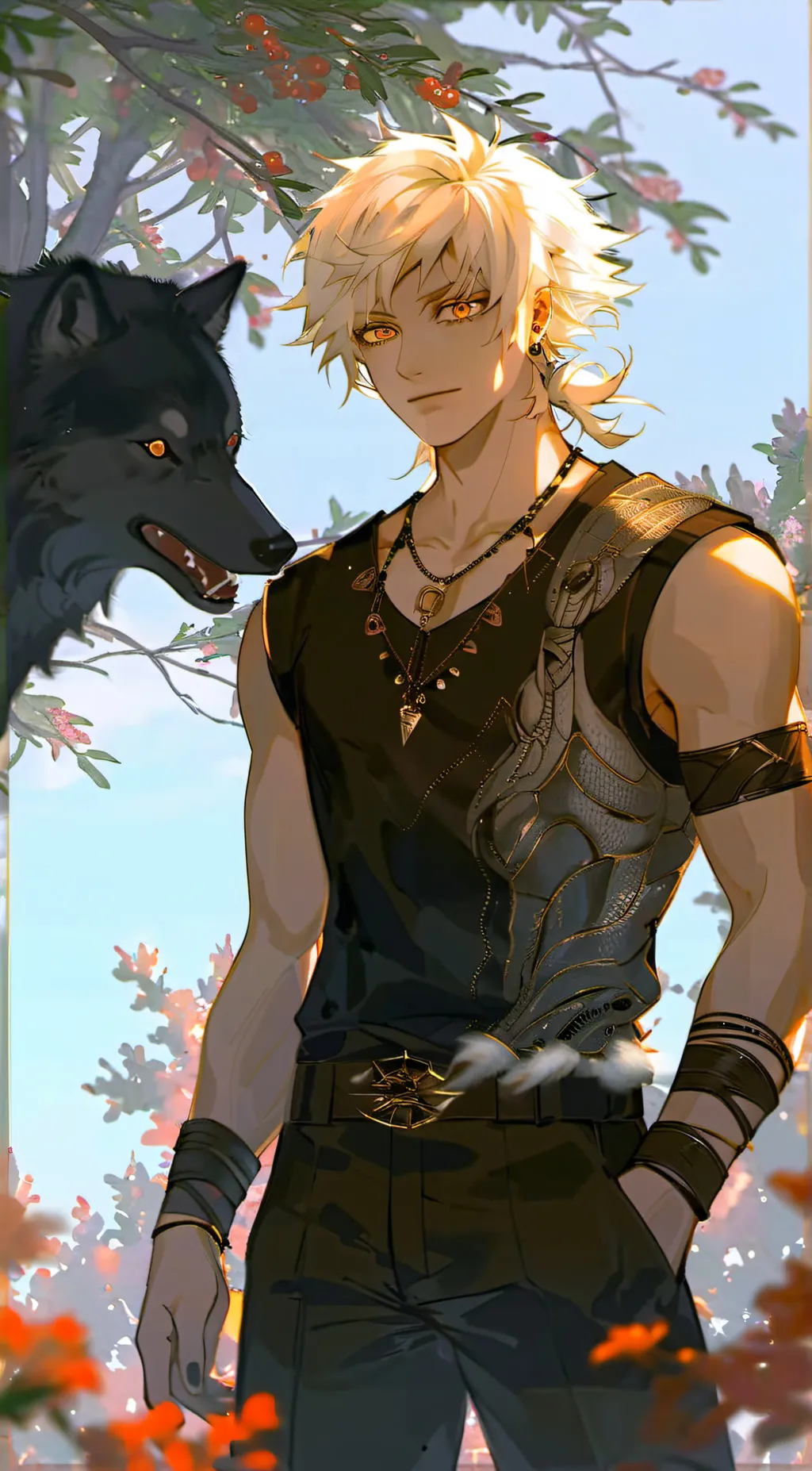 ai character: Bakugo  background