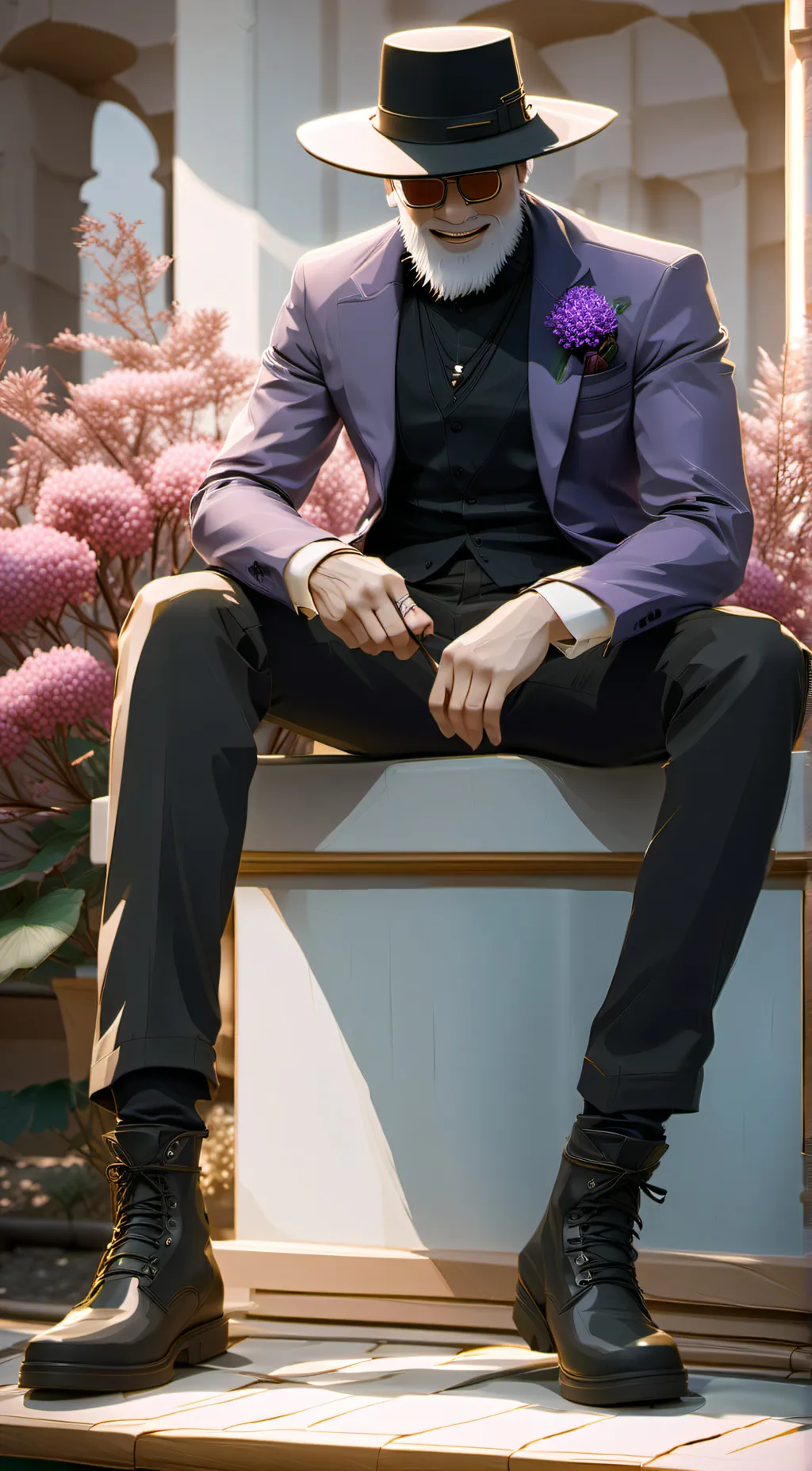 ai character: Larry background