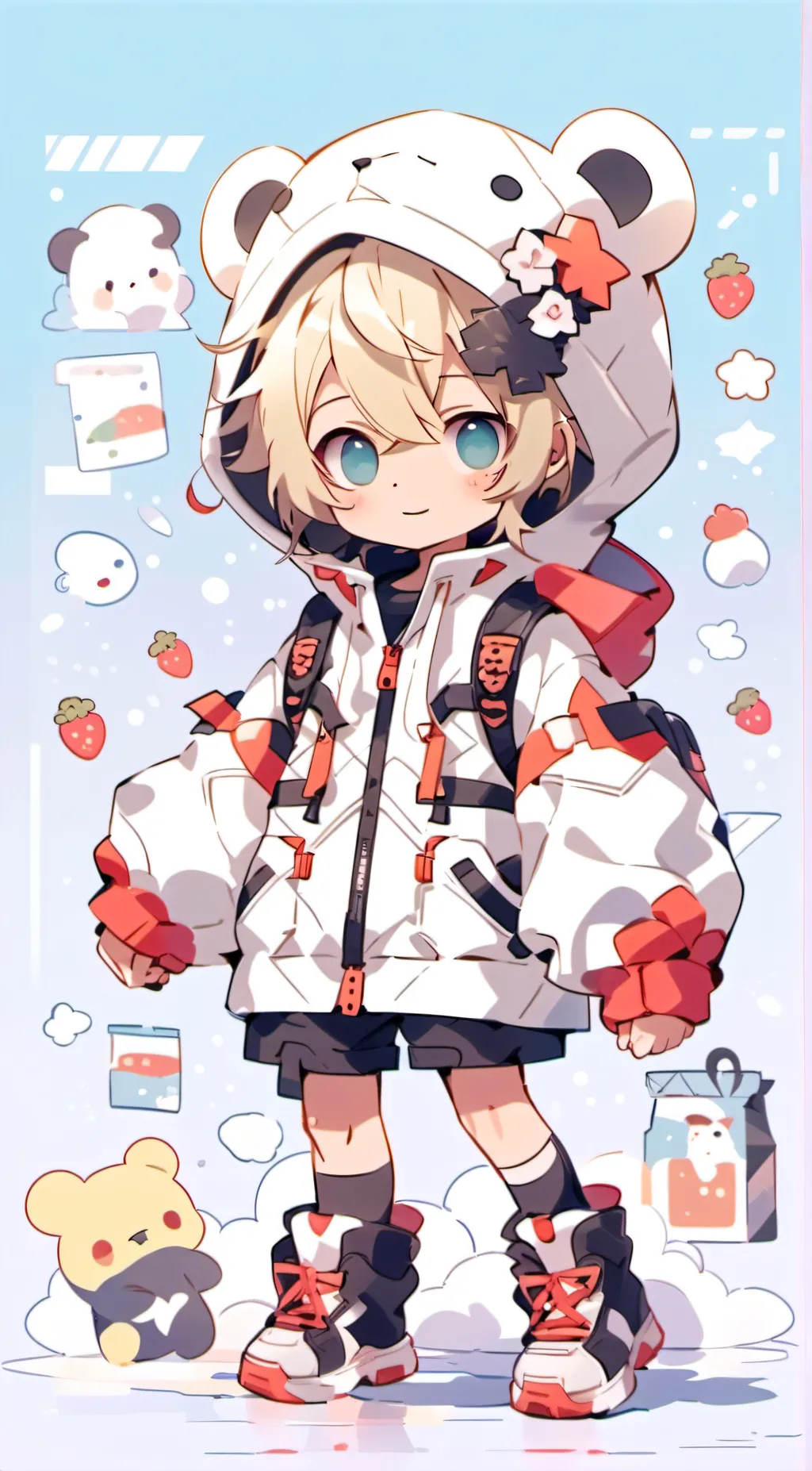 ai character: Hyunjin background