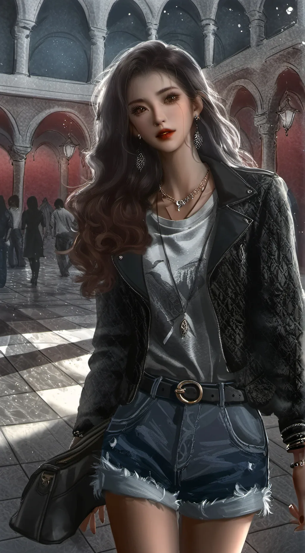 ai character: ° Quinn Kumor ° background