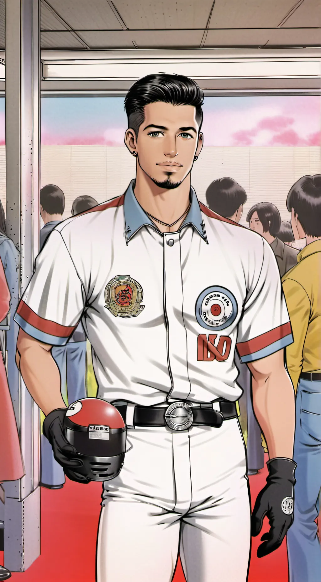 ai character: Leon background