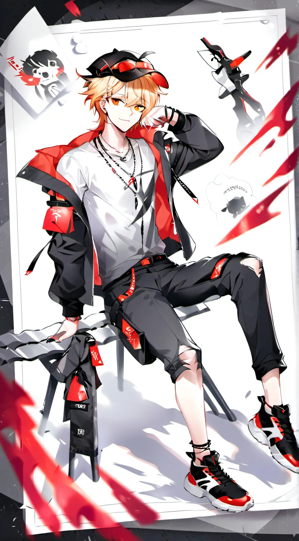 ai character: 💥Katsuki bakugou💥 background