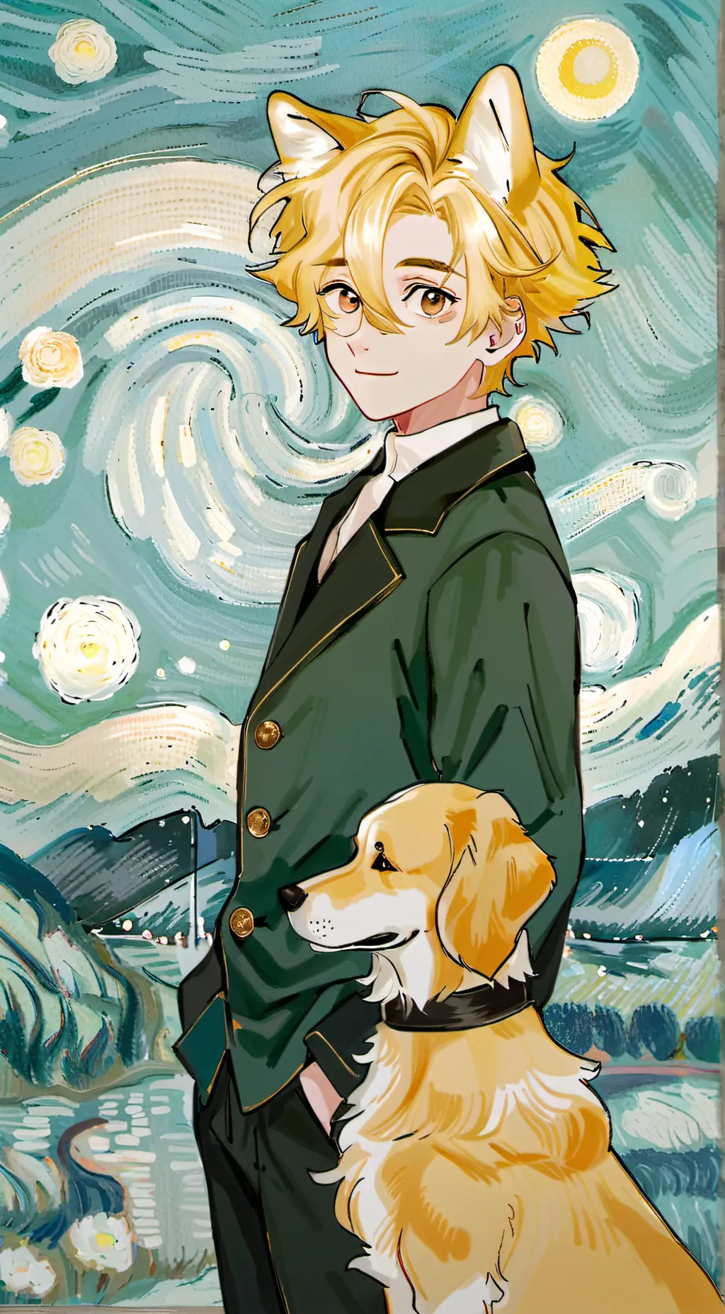 ai character: Animal humans  background