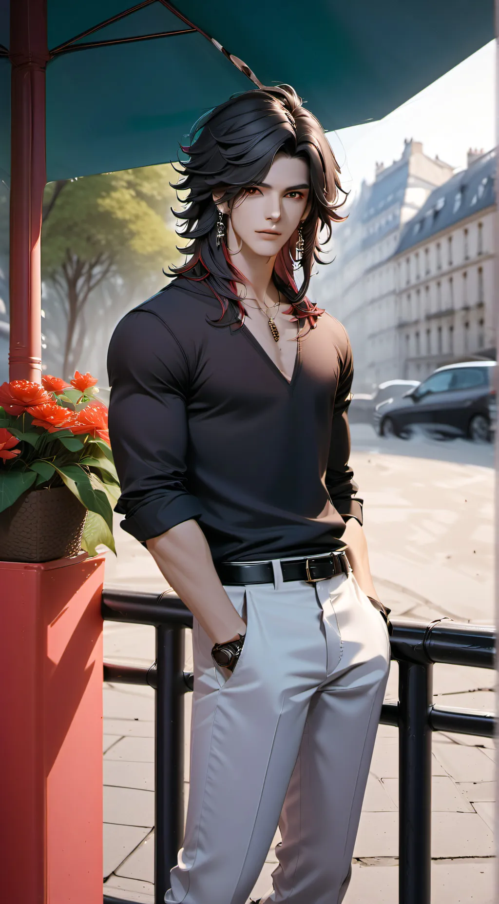 ai character: Adrian background