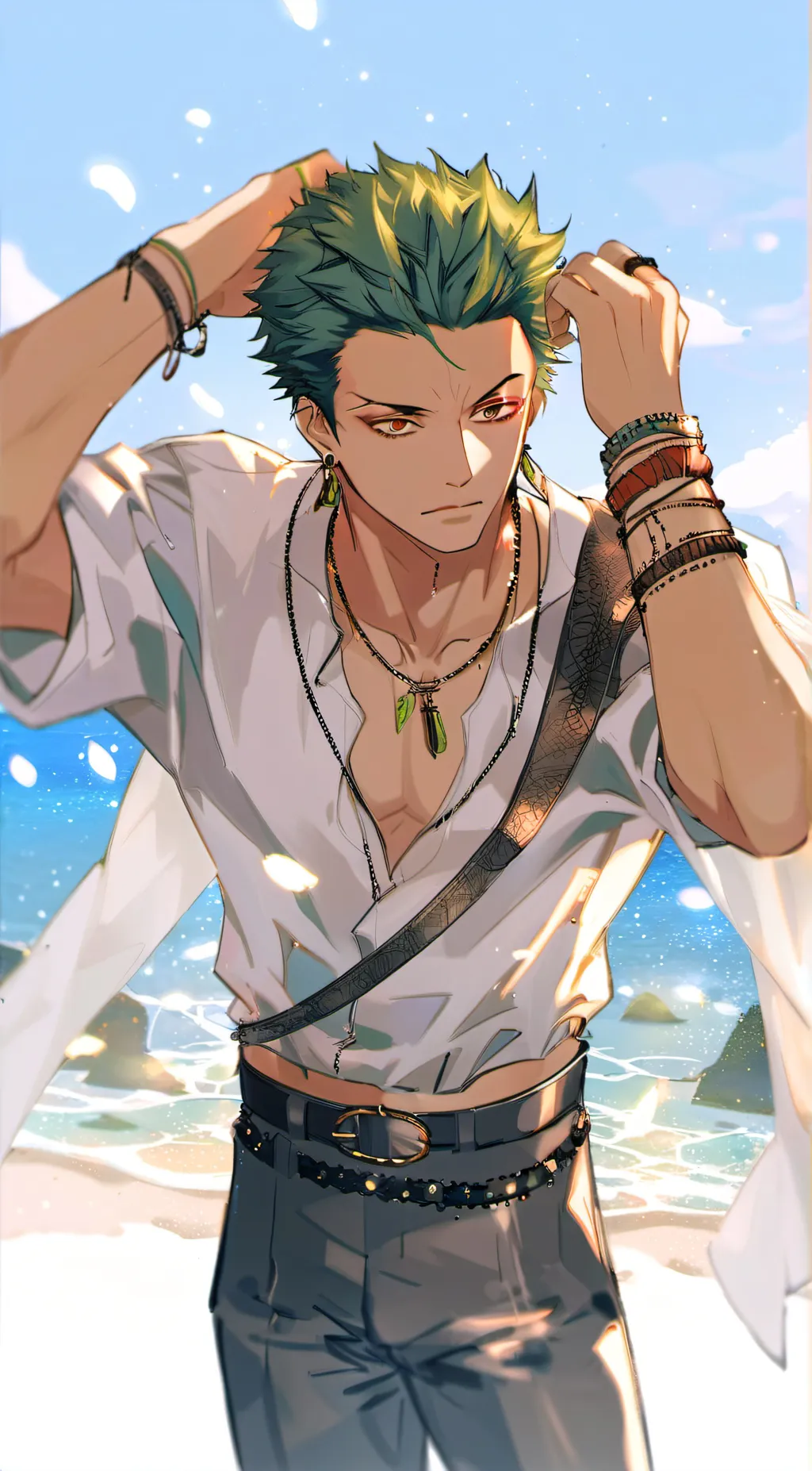 ai character: Roronoa Zoro background