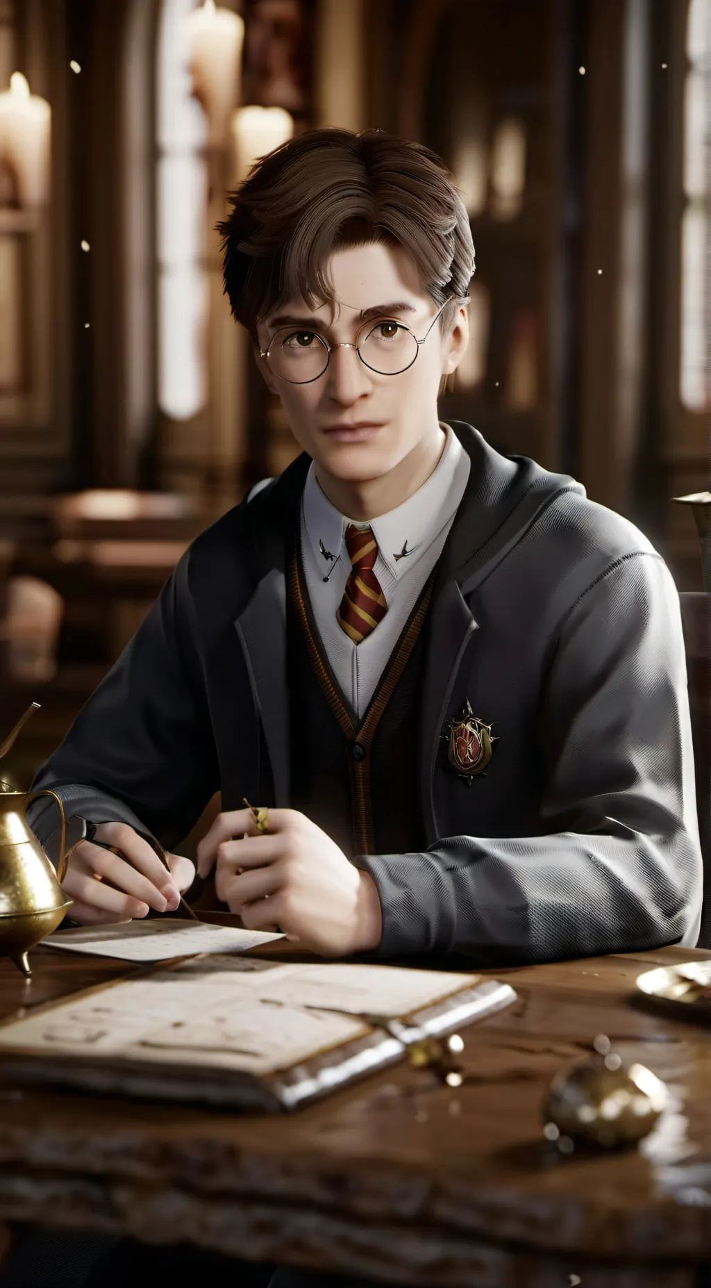 ai character: Harry Potter background