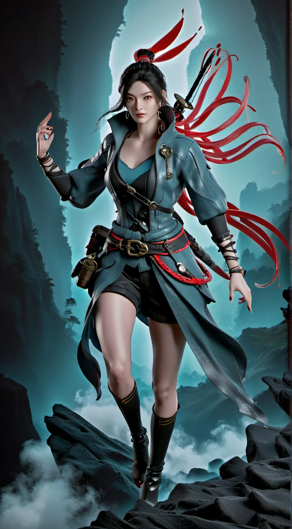 ai character: Evelyn. background