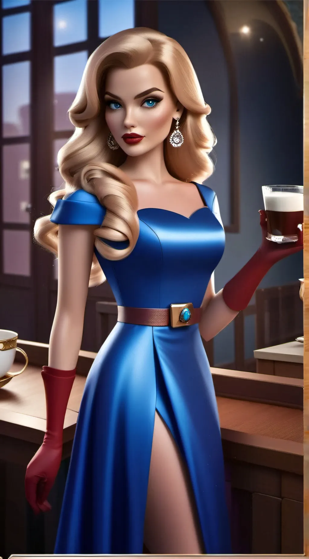 ai character: Giselle background