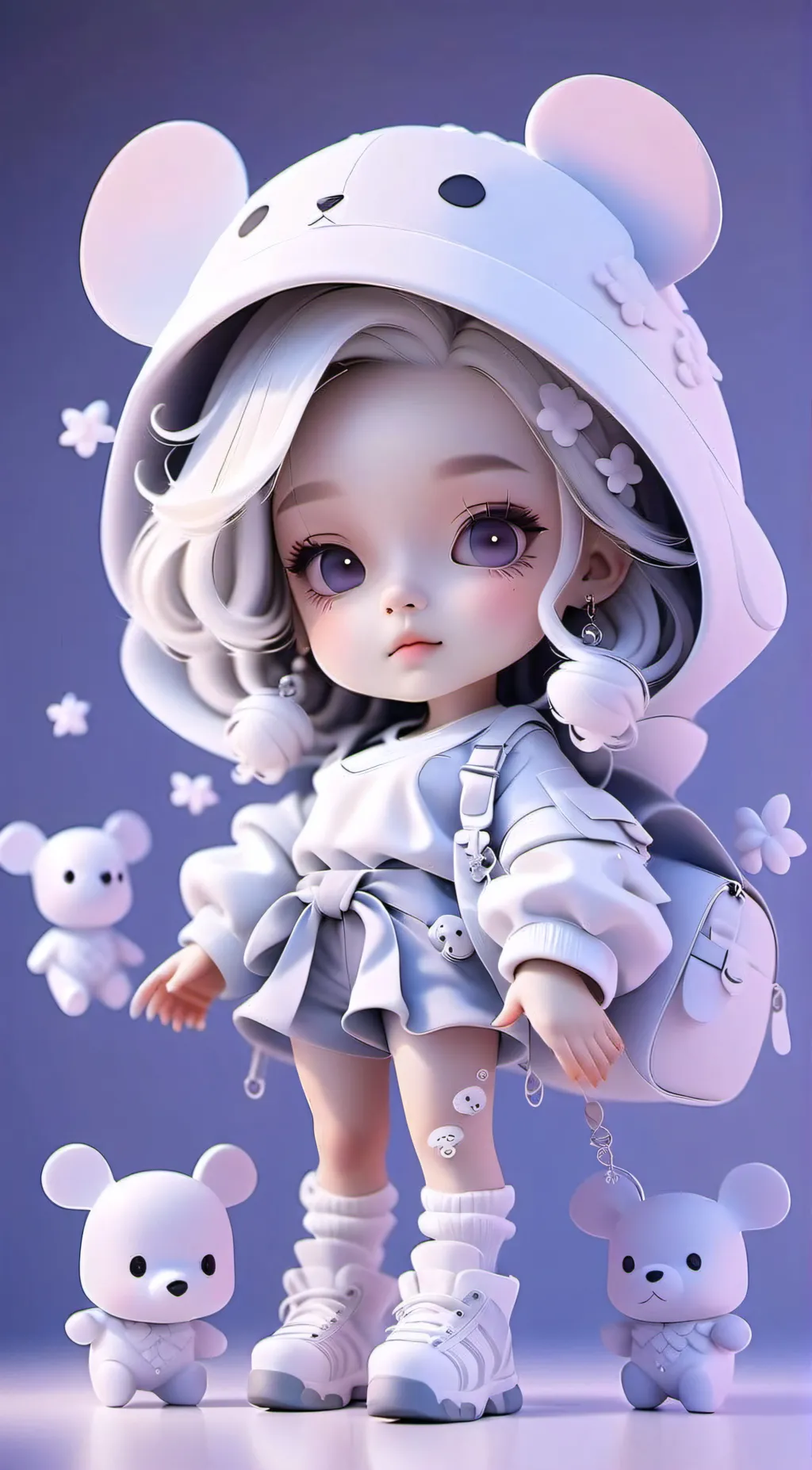 ai character: danganropa background