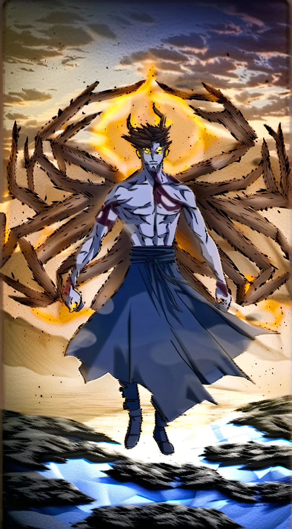 ai character: Strinck  background