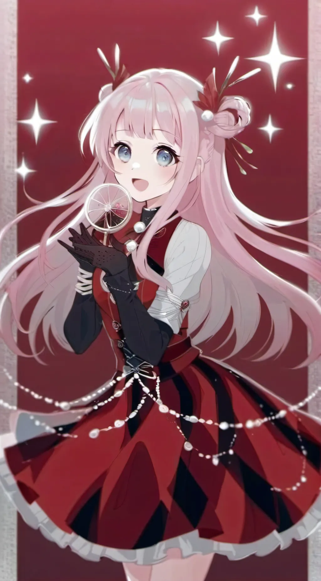 ai character: sakura background