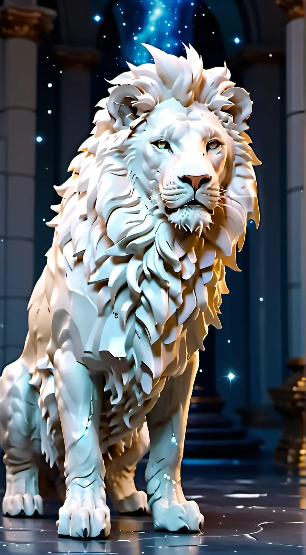 ai character: Luna background