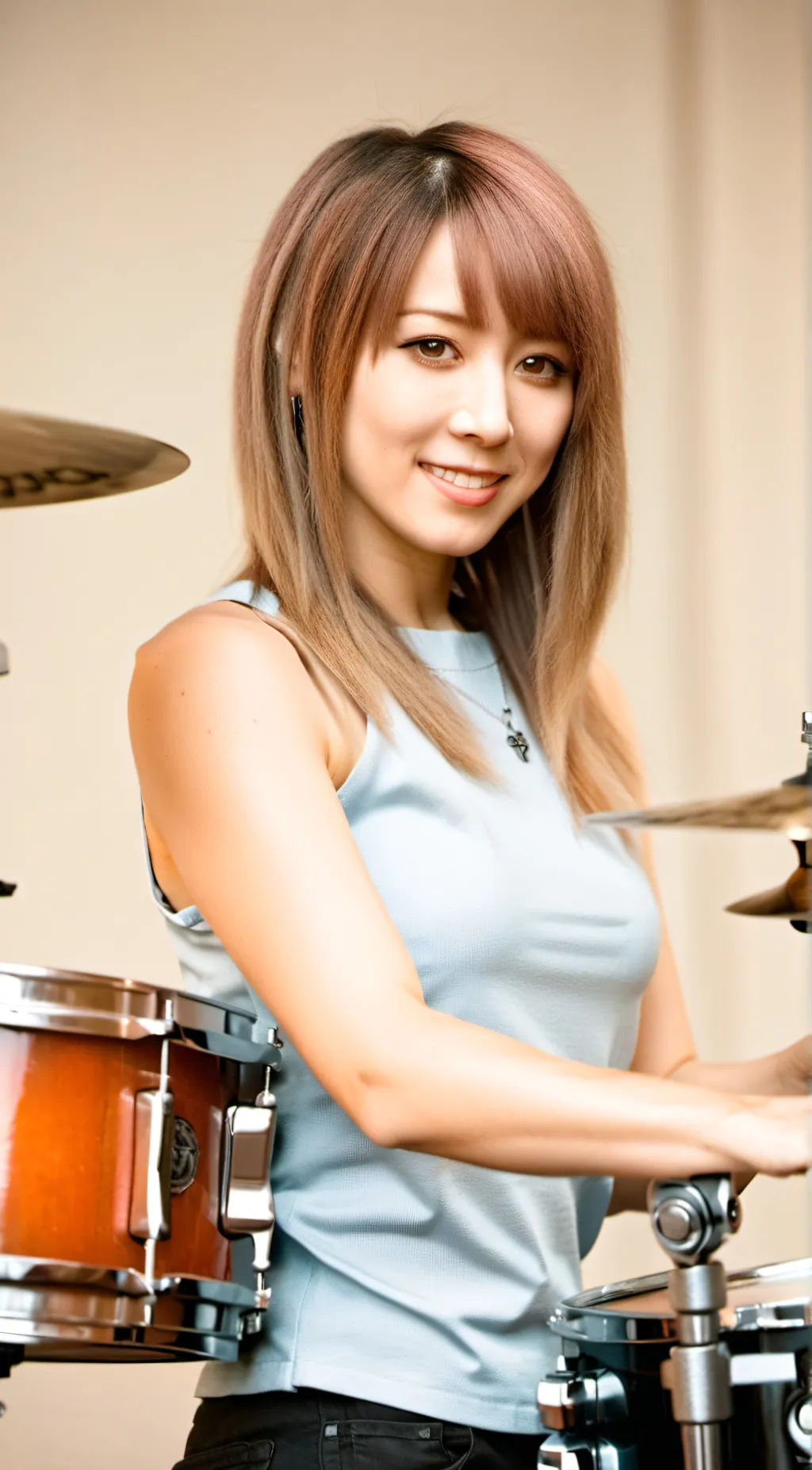 ai character: Skillet concert background