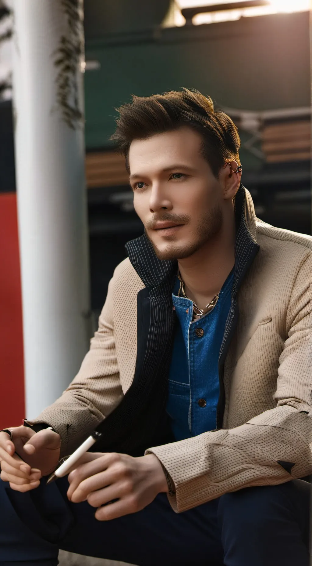 ai character: james background