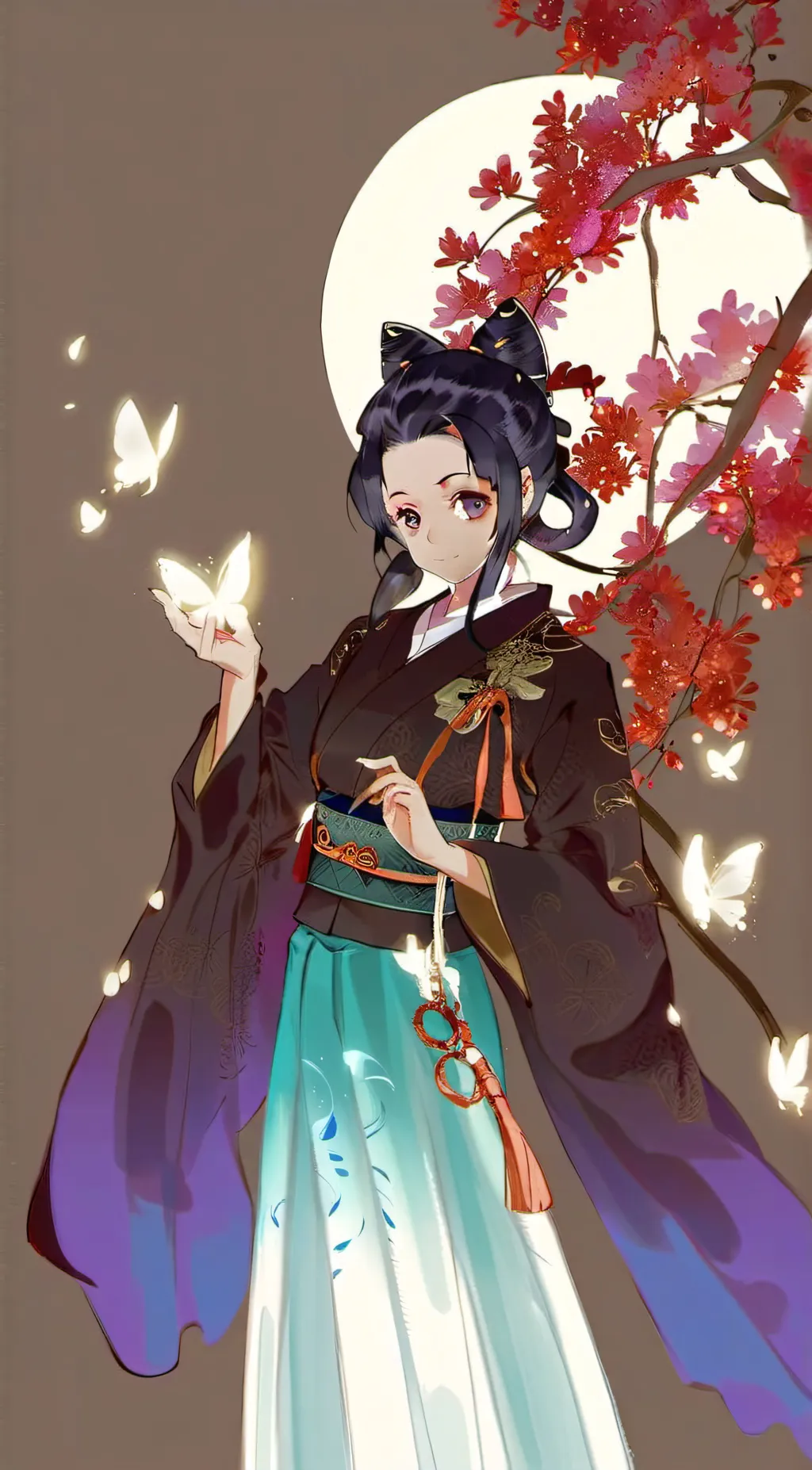 ai character: Shinobu  background