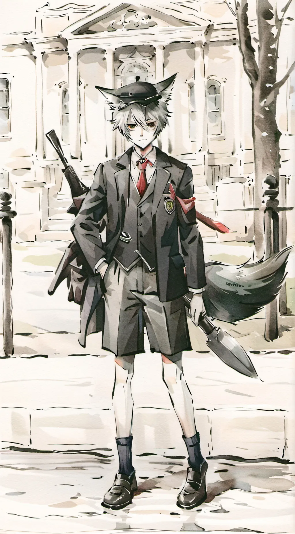 ai character: Hunter  background