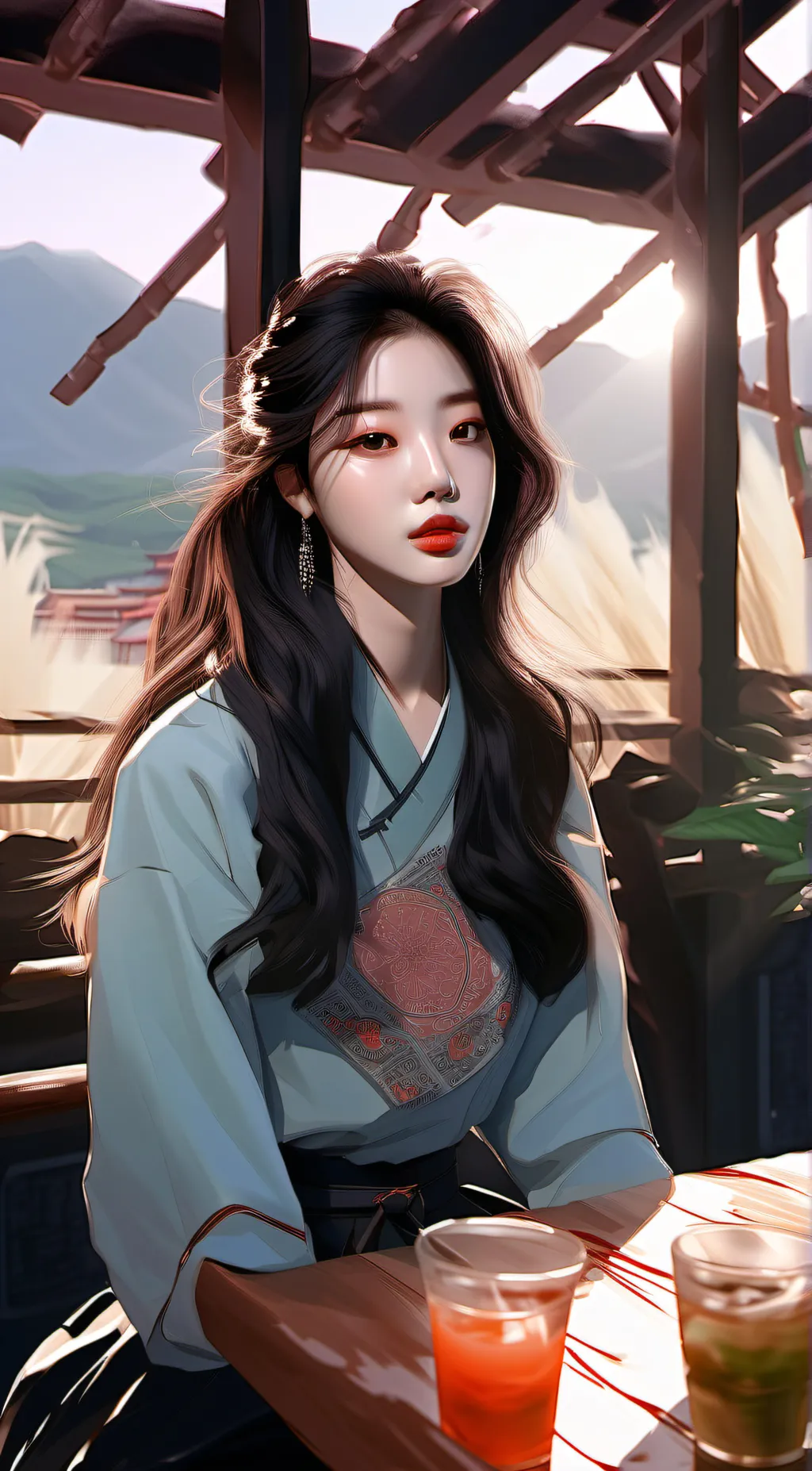 ai character: Hh background