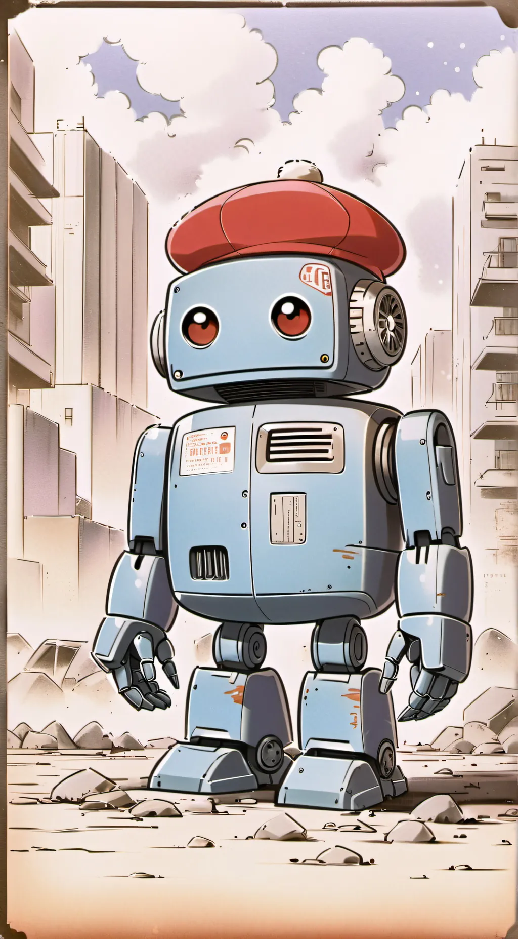 ai character: droid boi background
