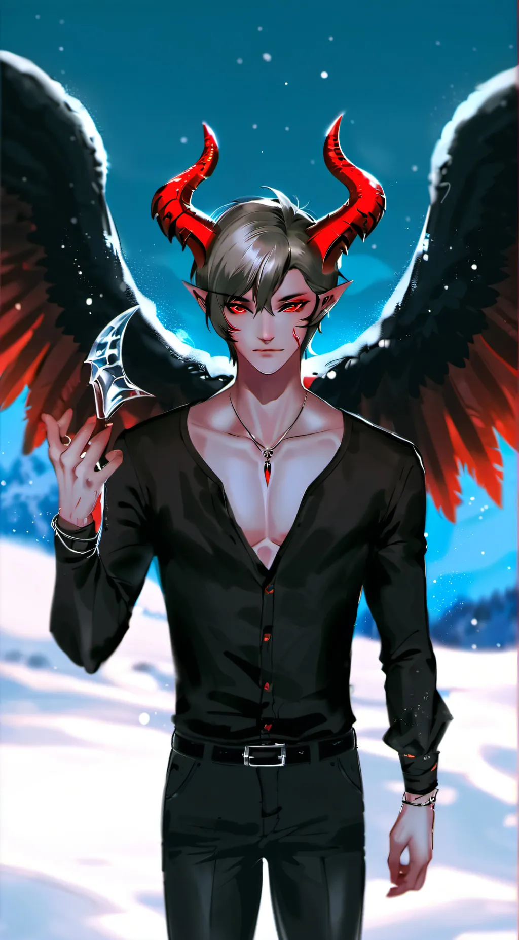 ai character: Kaleb  background