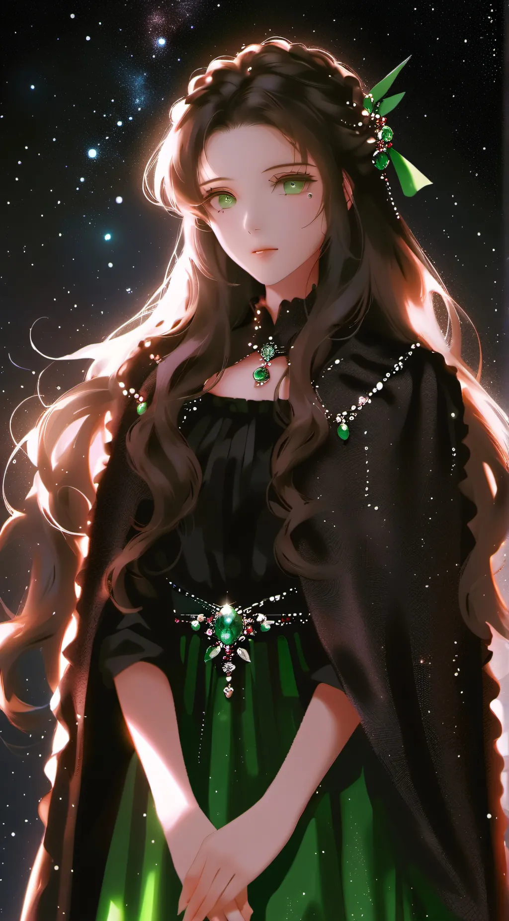 ai character: Rose background