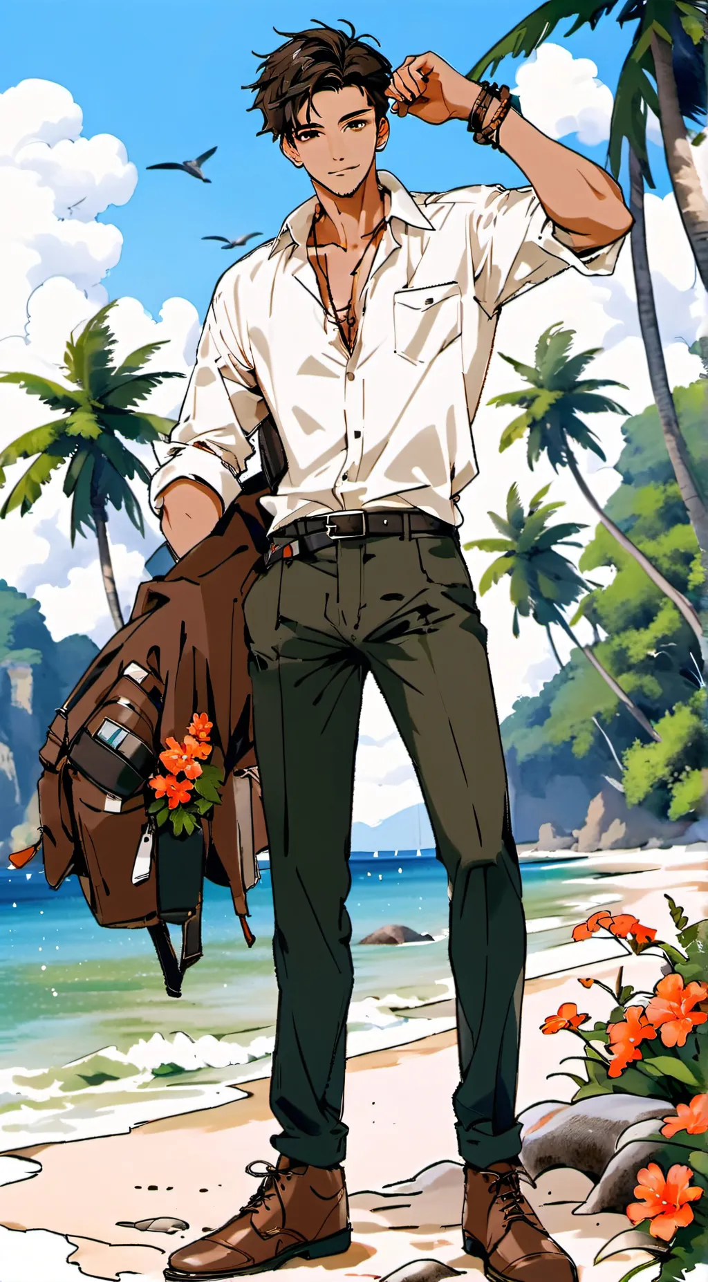 ai character: Sabi background