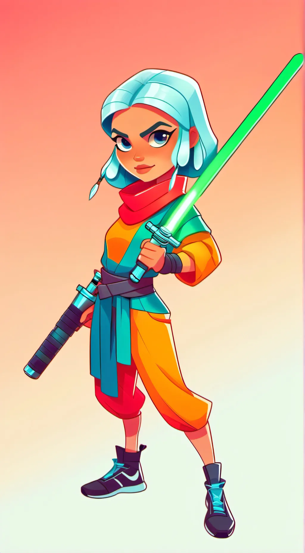 ai character: Ahsoka Tano background