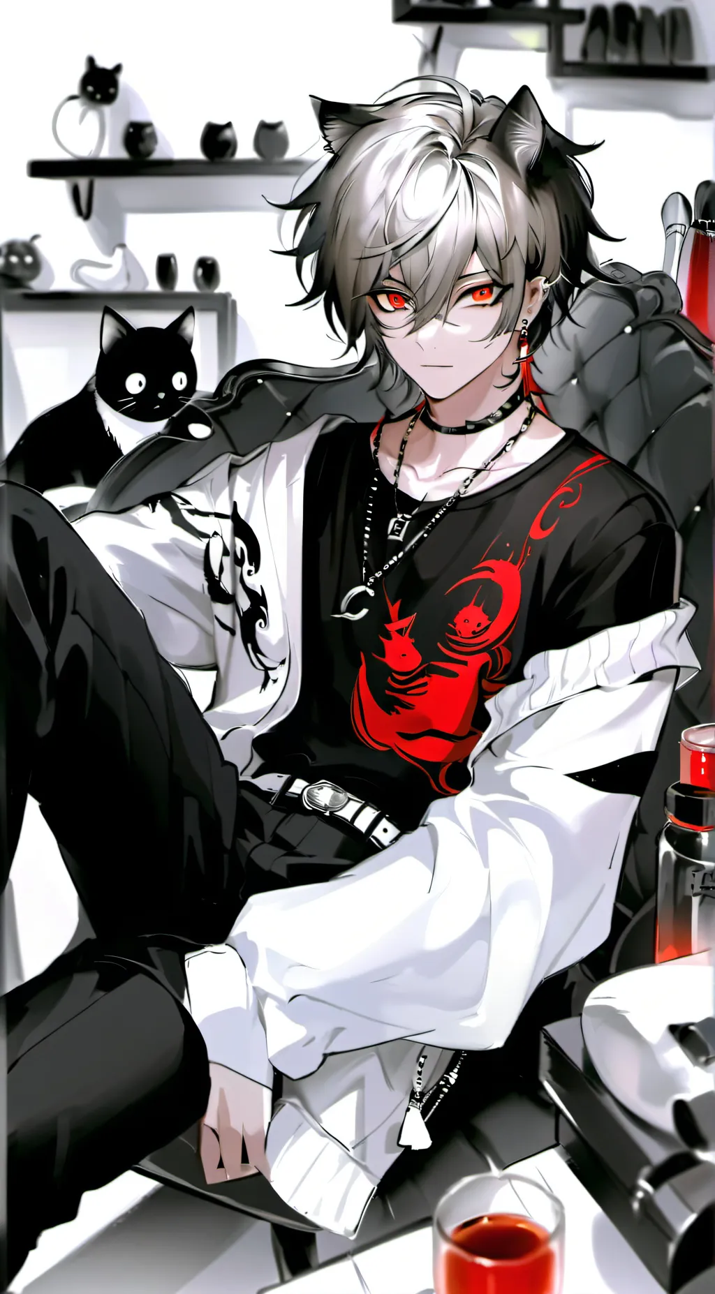 ai character: ●hashira● background