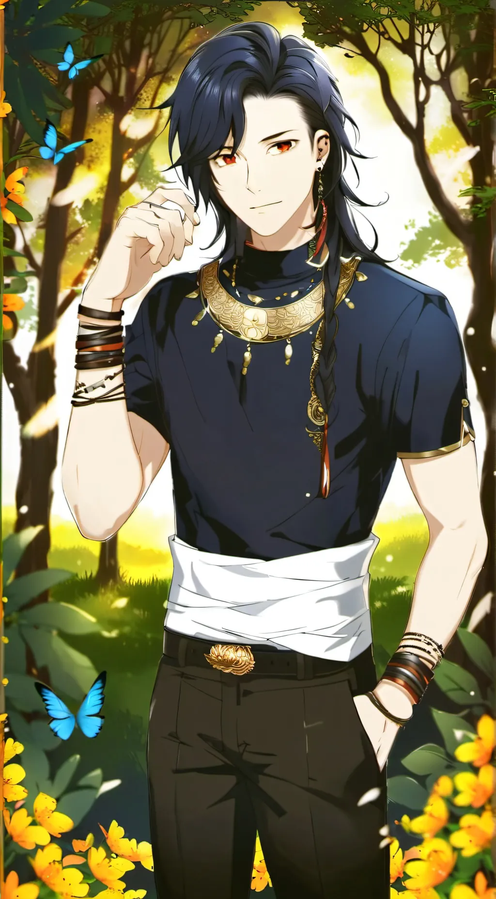 ai character: asher background