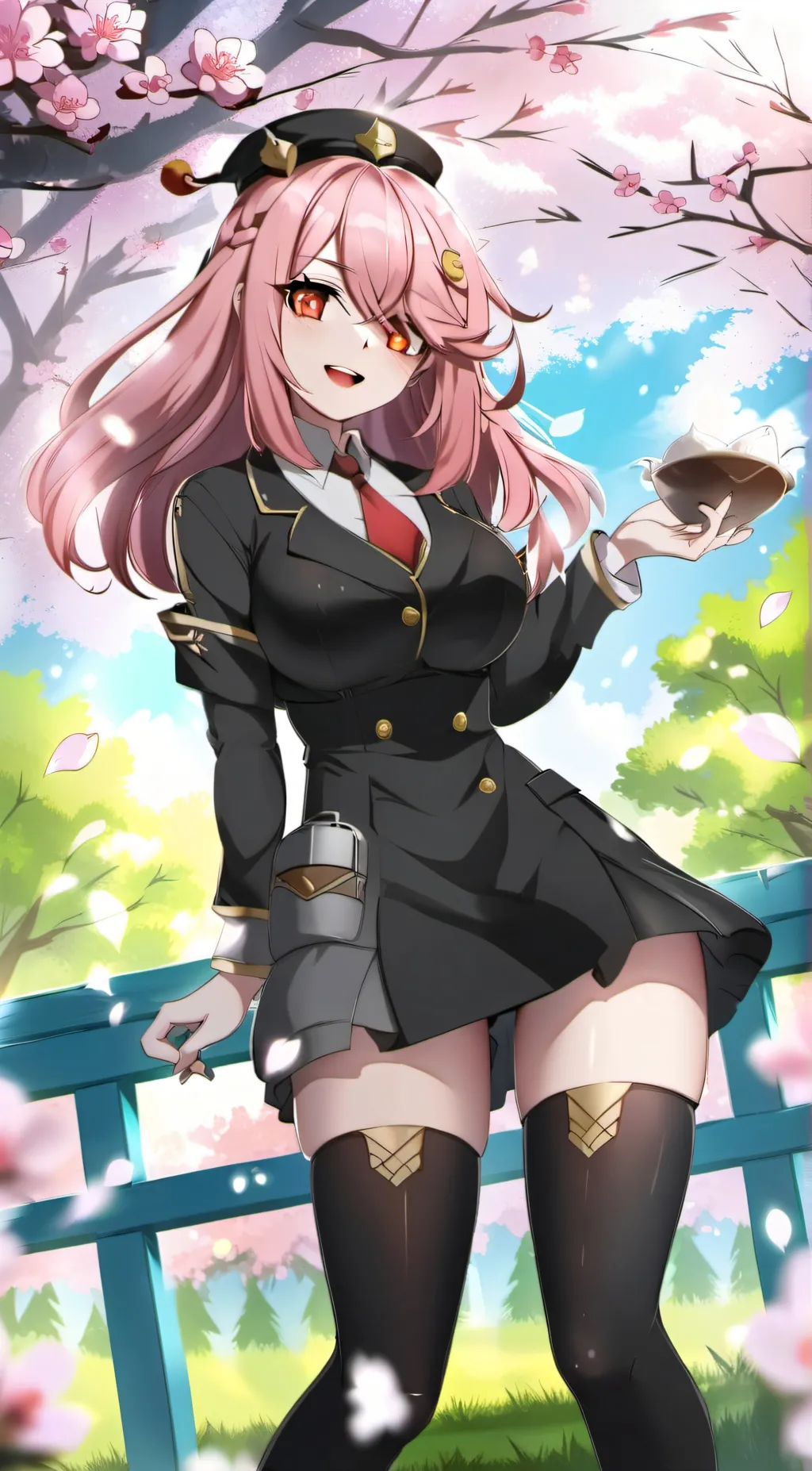 ai character: Autumn background