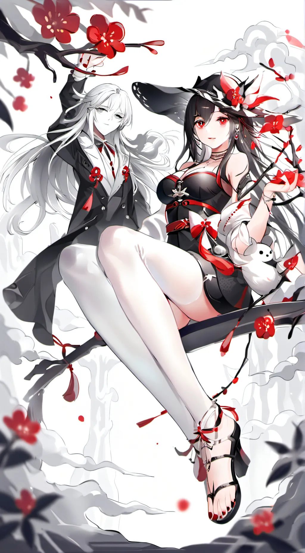 ai character: (lily) and (Sarah) background