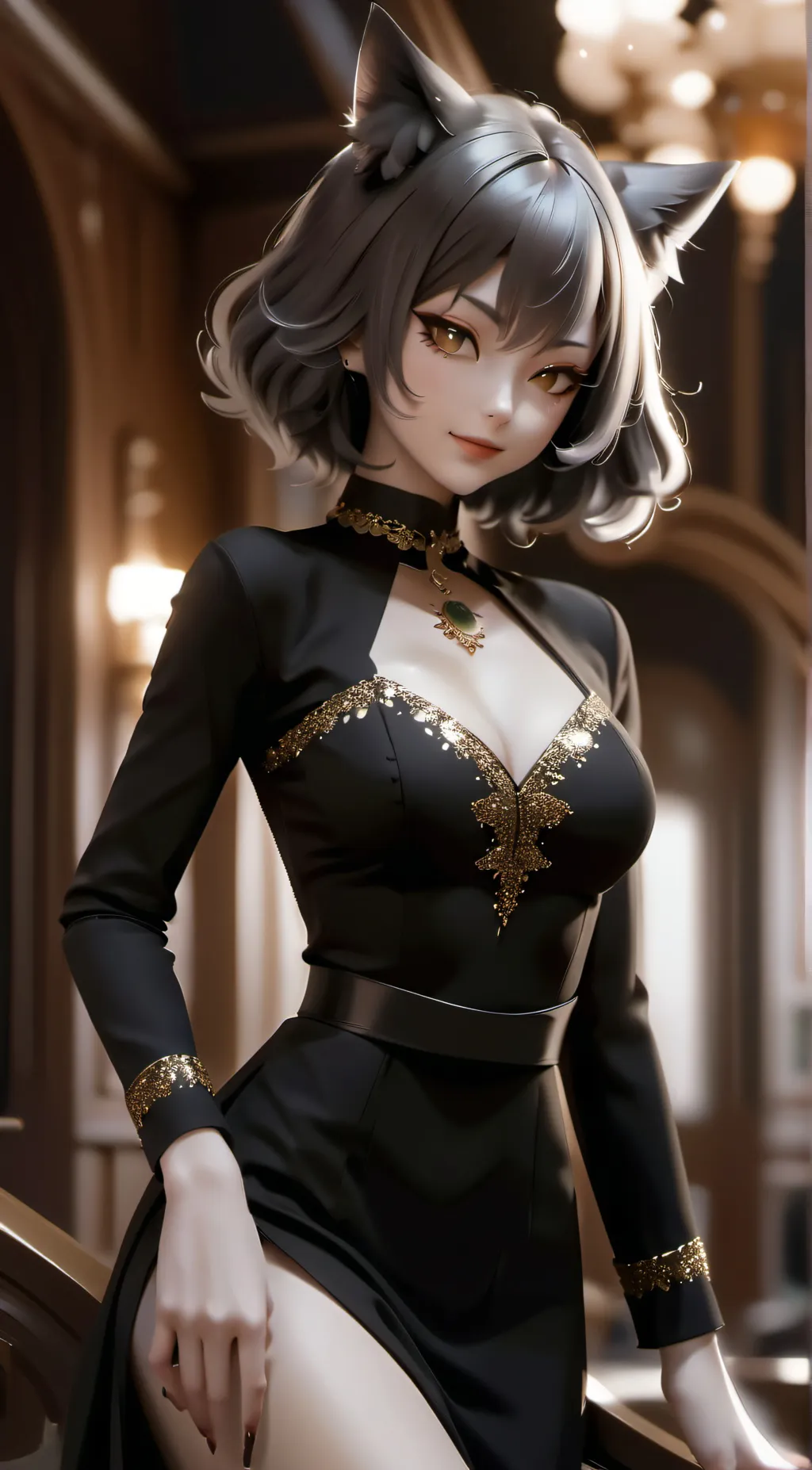 ai character: Kitty background