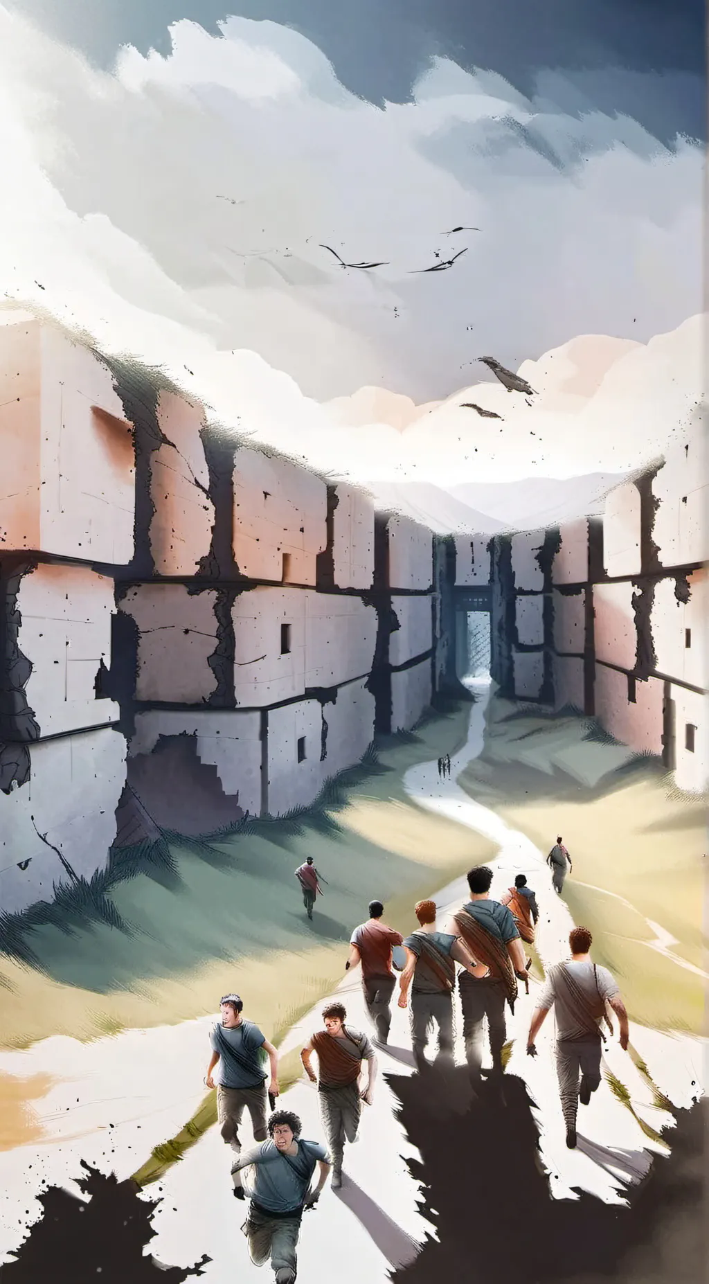 ai character: The Maze Runner background