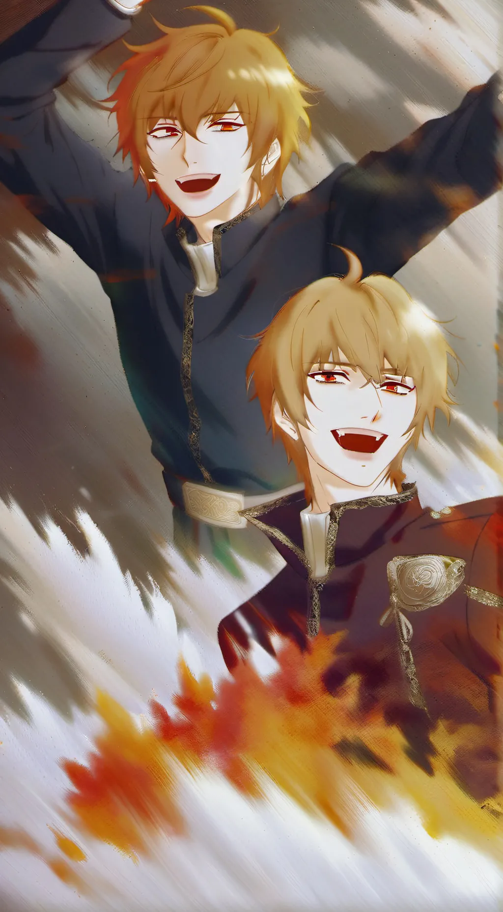 ai character: Damien And Jaiden  background