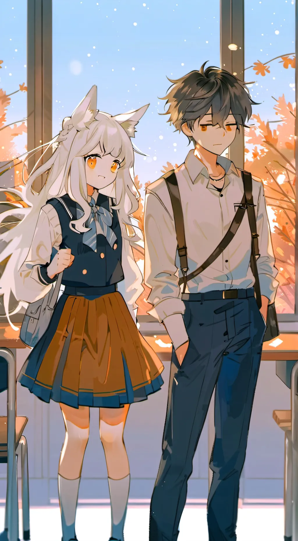 ai character: Jax and amy background