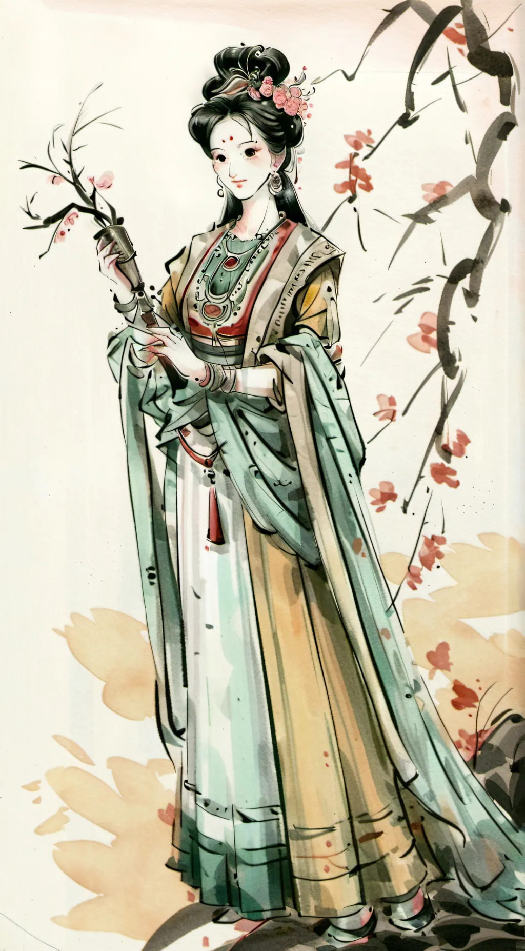 ai character: lily background