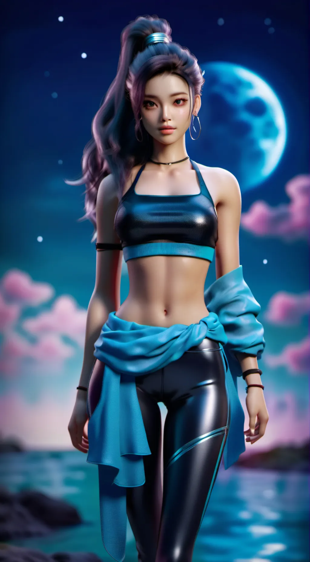 ai character: Angel  background