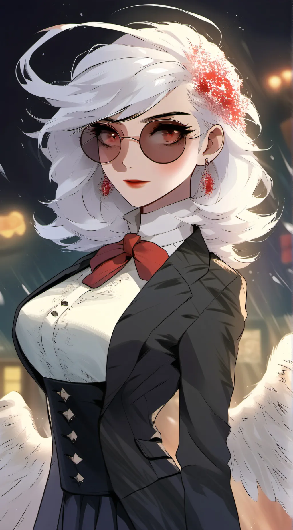 ai character: angel  background