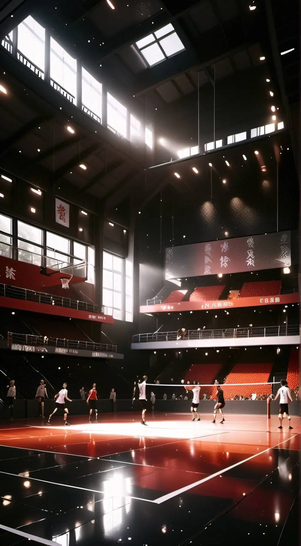 ai character: Haikyuu background