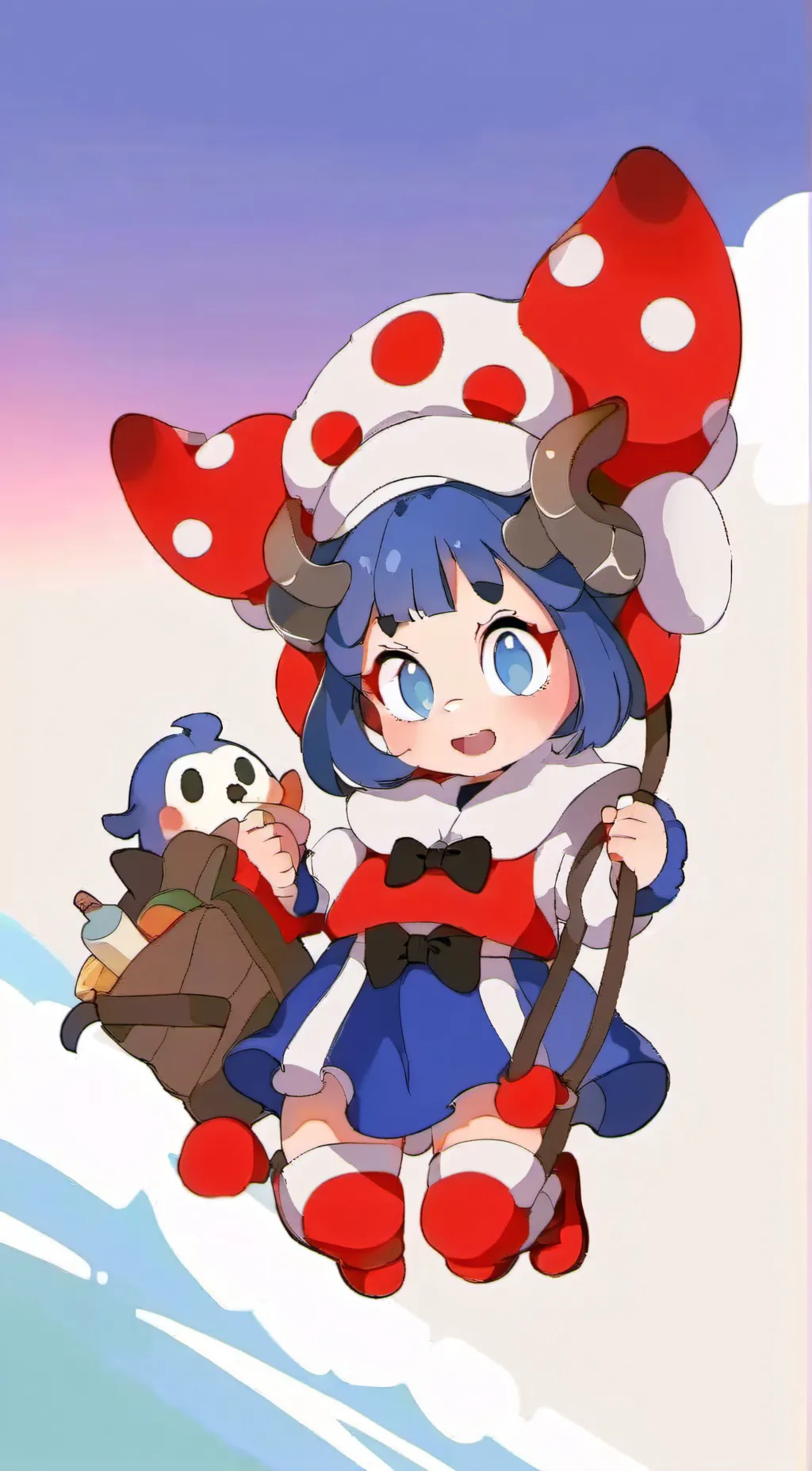 ai character: baby sister ellie background