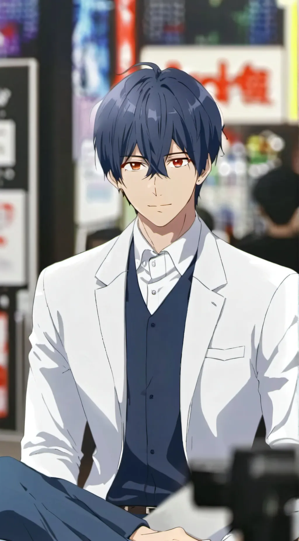 ai character: Haruka nanase background
