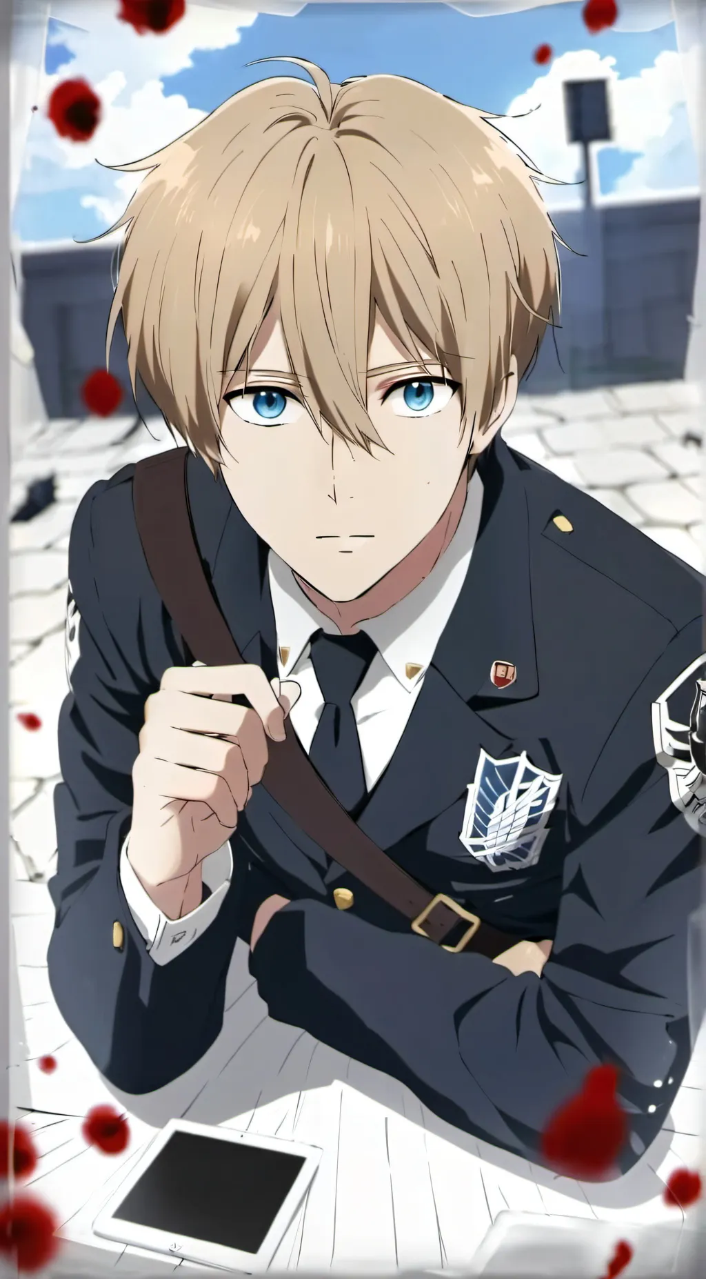 ai character: Armin Arlert background