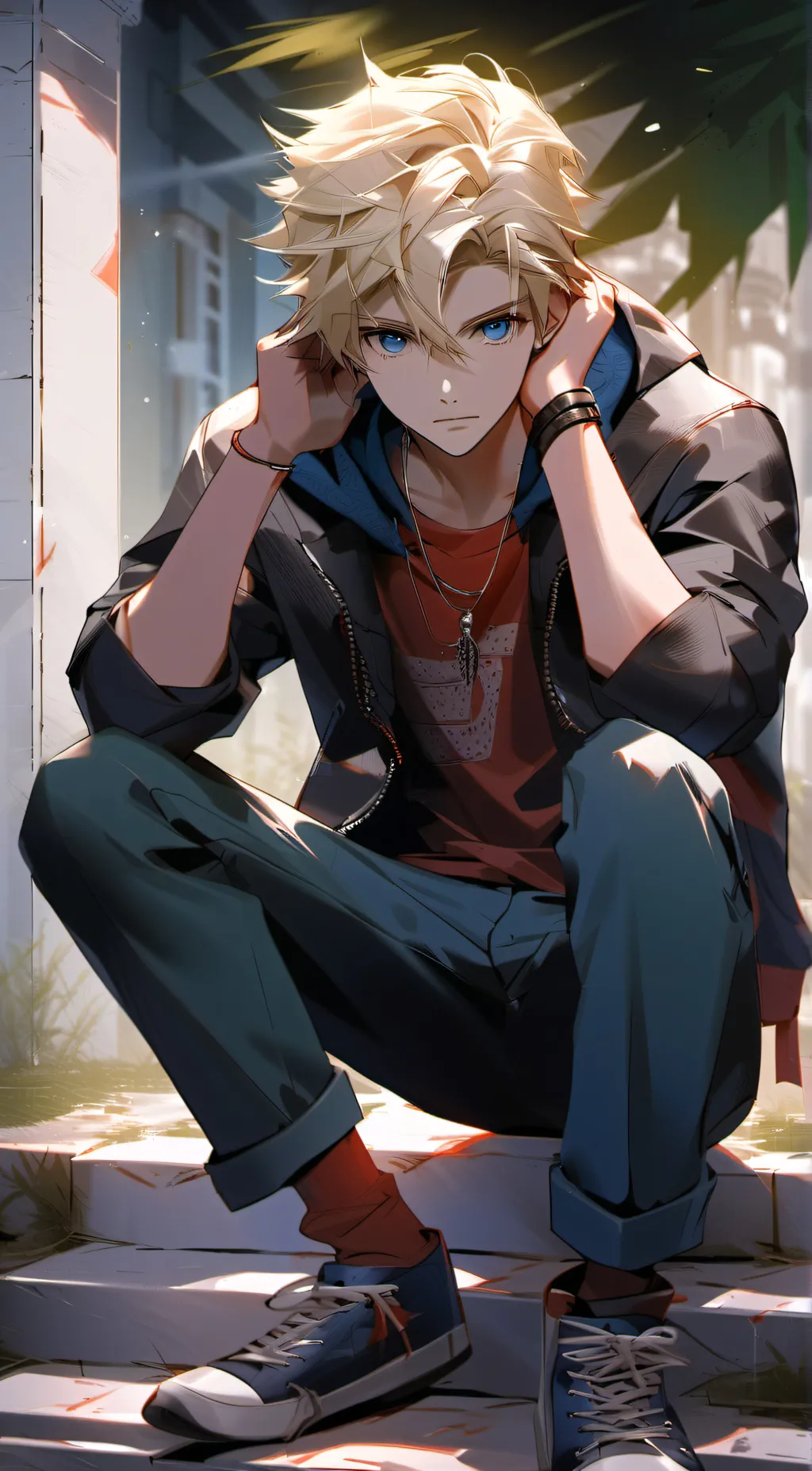 ai character: David background