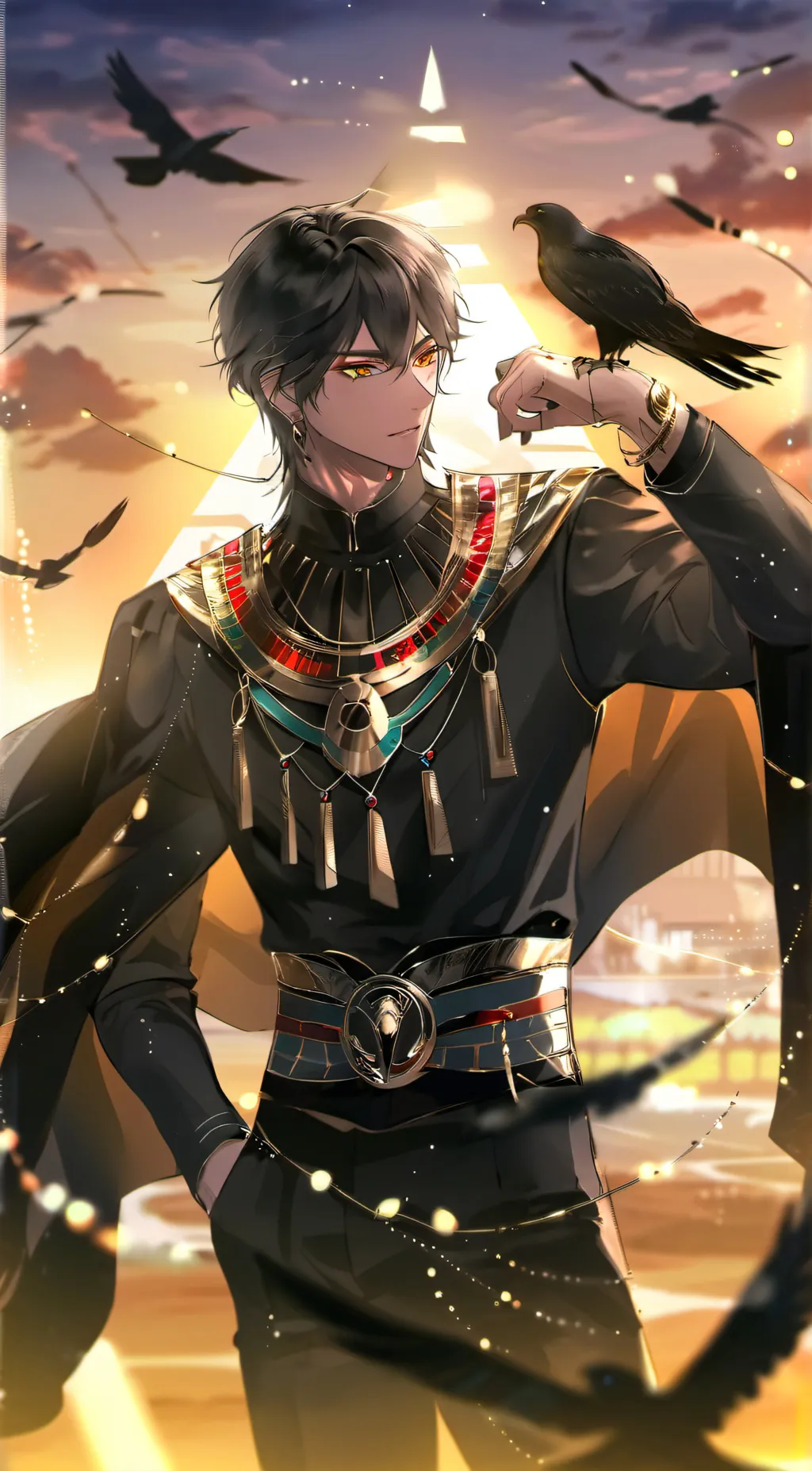 ai character: Amon background