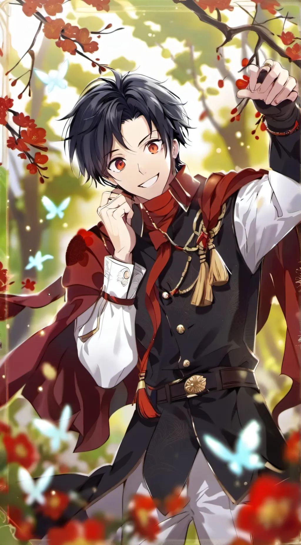 ai character: The Hashira boys background