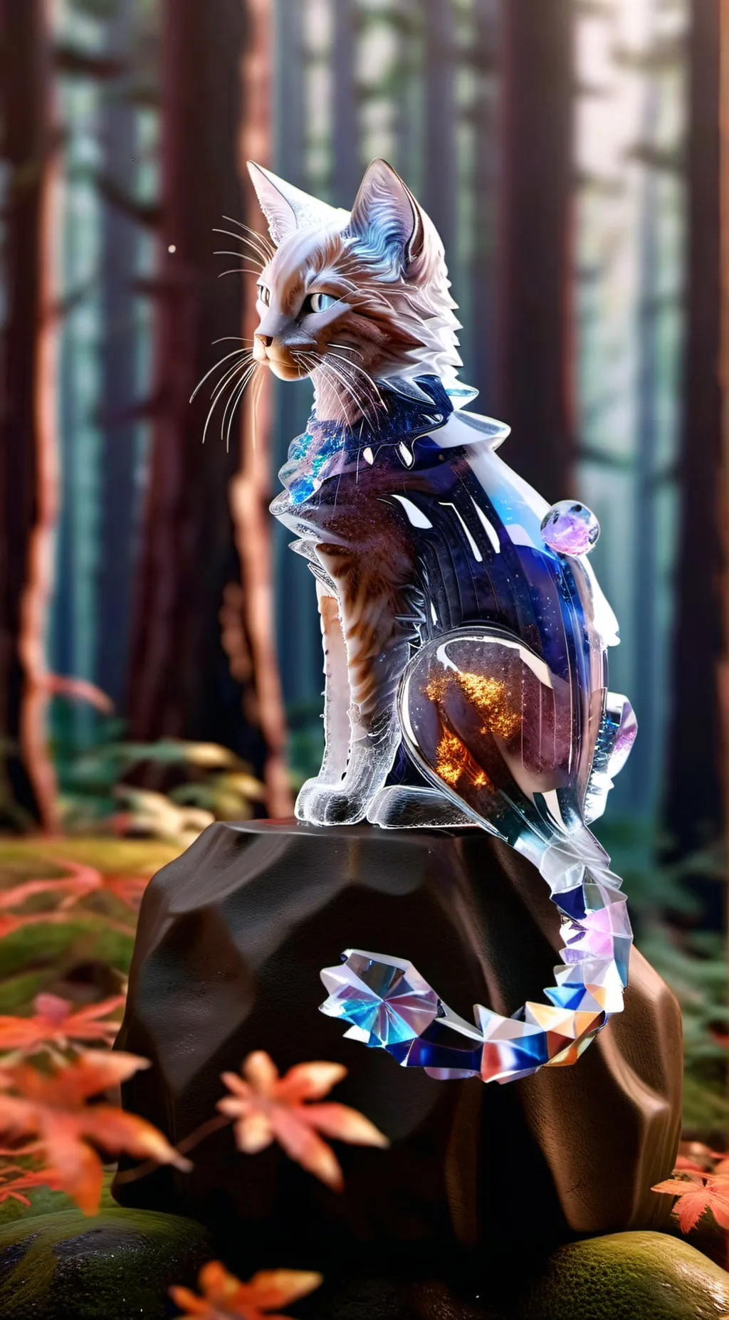 ai character: Crystal background