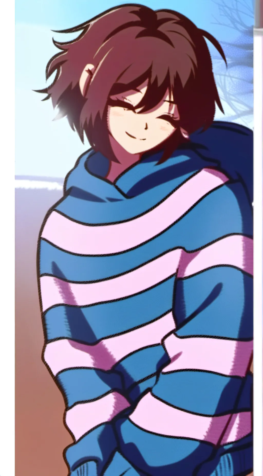 ai character: frisk background