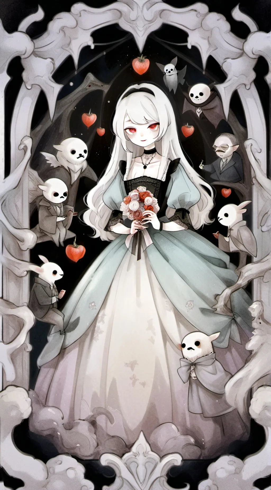 ai character: marcaline background